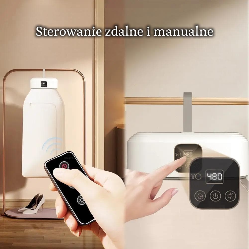 Przenośna elektryczna suszarka z dezynfekcją UV, składana 👕