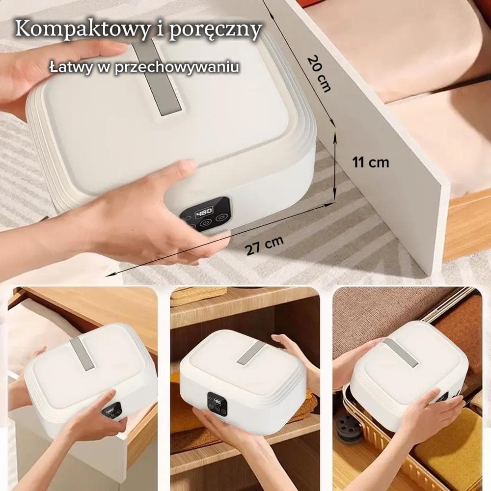 Przenośna elektryczna suszarka z dezynfekcją UV, składana 👕